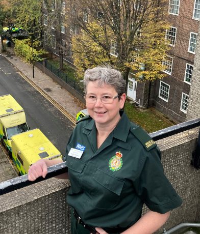Portrait of London Ambulance Chief Medical Officer Dr Fenella Wrigley