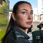 Astrid and Lydia in their ambulance uniforms responding to life-threatening emergencies.