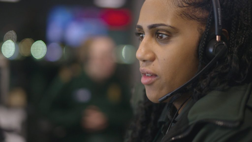 Dispatcher Carlaine featured in episode 5 of BBC Ambulance