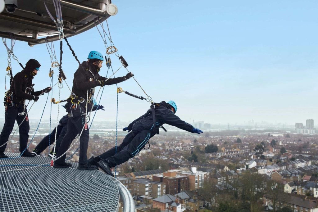 Tottenham FC Stadium abseil