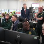 Wes Streeting, Amanda Pritchard and Karin Smyth listen to Clinical Hub calls.