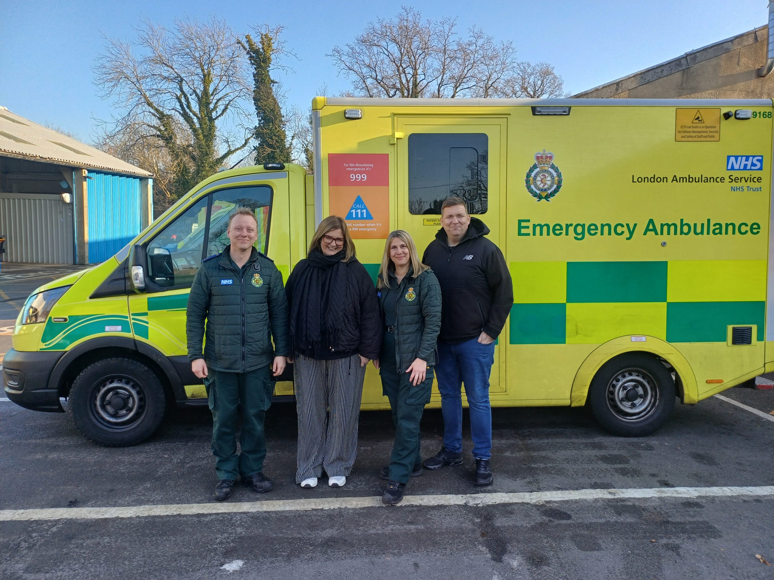 Croydon Ambulance station patient reunion 1